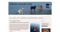Desktop Screenshot of fourleggedfriendsseattle.com