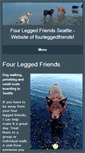Mobile Screenshot of fourleggedfriendsseattle.com